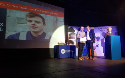 Pembrokeshire College Marine Engineering Apprentice of the Year – Charles Preece